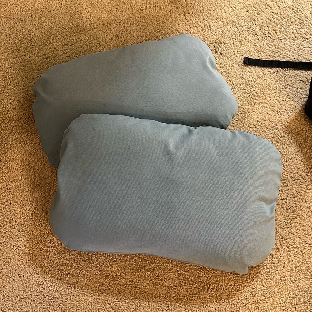 Throw pillows, Aqua color for bed or couch. From IKEA